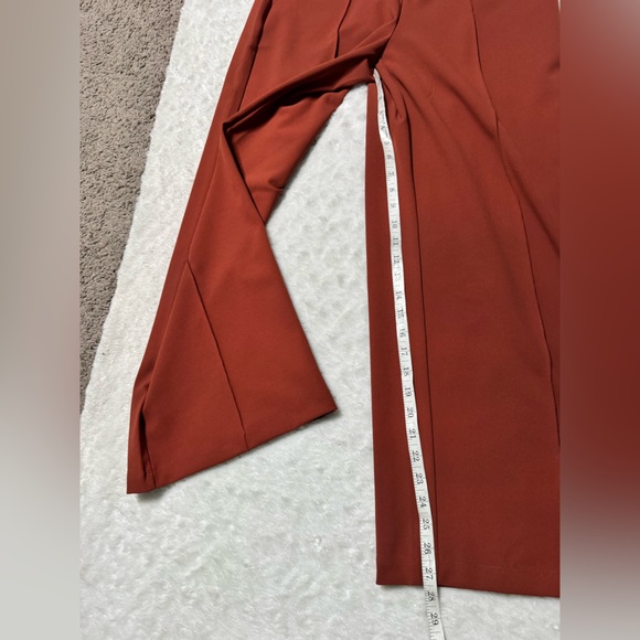 NWT- LOFT Terracotta Wide-Leg Pull On Pants - Picture 10 of 10